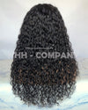 Human Hair Wig 20 Inch Natural Hairline Bleach Knots Natural Color Curly Glueless Full Lace Wig