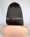 Human Hair Wig 10inch Bob Style Natural Color Virgin Human Hair Glueless Lace Front Wig