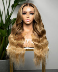  150% Straight&Wavy European Virgin Hair Lace Front Wig