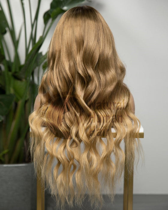 150% Straight&Wavy European Virgin Hair Lace Front Wig