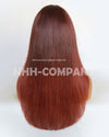 Human Hair Wig Ombre Color 16 Inch T Lace Closure Wig