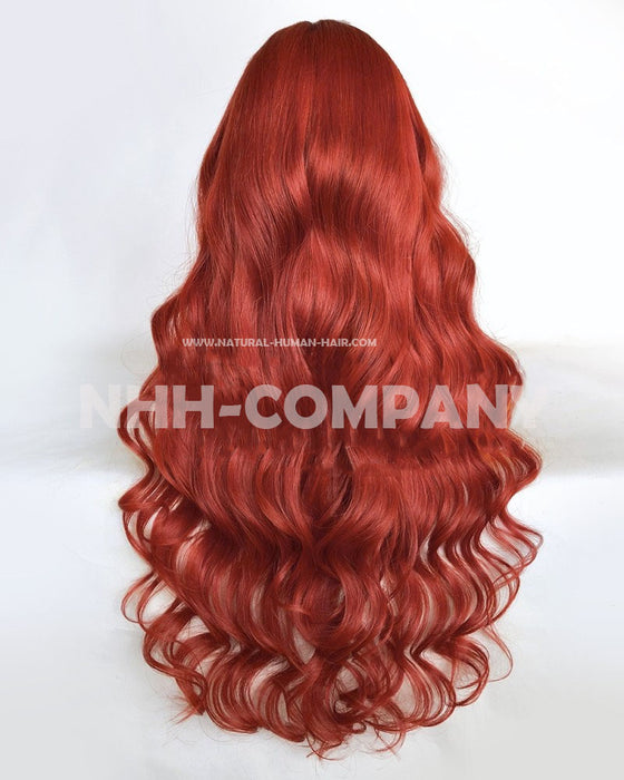 Human Hair Wig 26 Inch 180% Density  Wavy Lace Front Wig