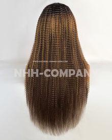  Human Hair Wig 22 Inch 150% Density Ombre Color T Frontal Wig