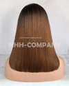 Human Hair Wig 14 Inch Ombre Bob Virgin Human Hair Glueles Lace Front Wig