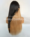 Human Hair Wig 20 Inch Pre-plucked Hairline T Frontal Wig